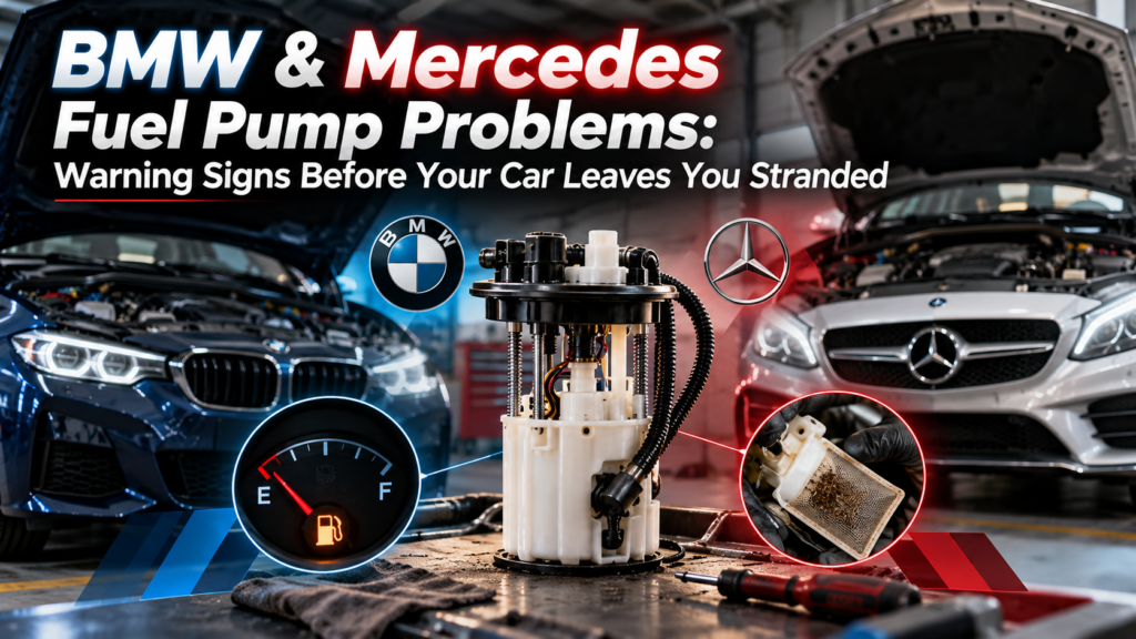 BMW & Mercedes Fuel Pump Problems: Warning Signs Before Your Car Leaves You Stranded