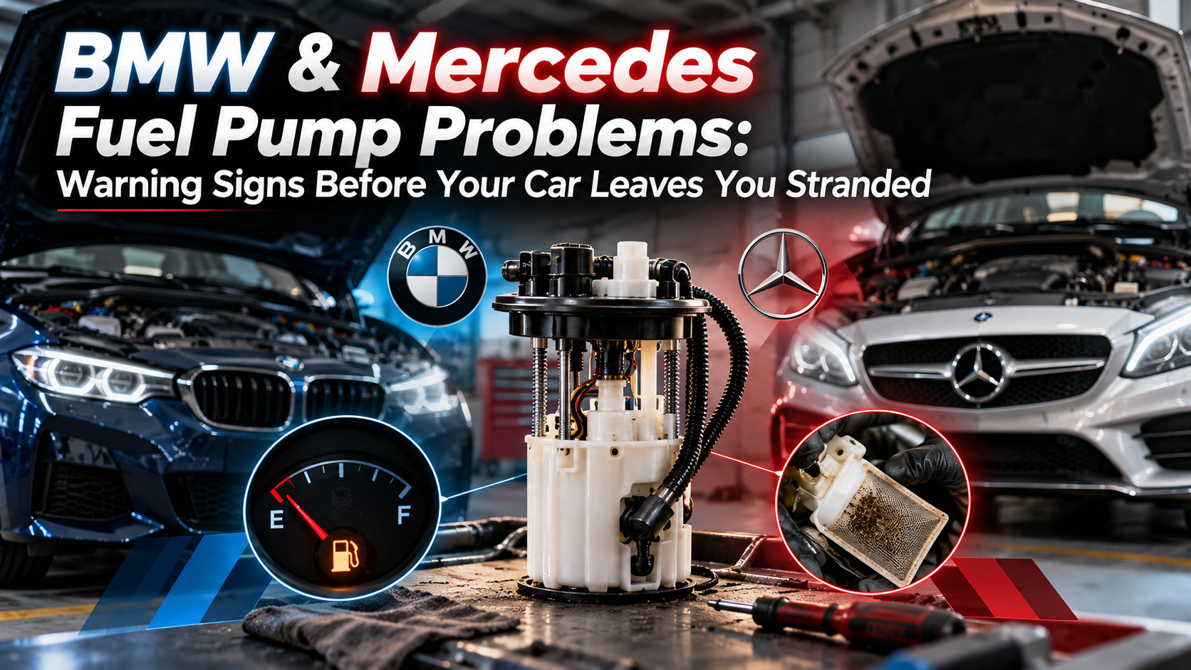 BMW & Mercedes Fuel Pump Problems: Warning Signs Before Your Car Leaves You Stranded